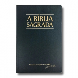 BÍBLIA ACF Letra gigante CAPA BROCHURA PRETA